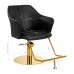 Hairdressing Chair GABBIANO MARBELLA GOLD black